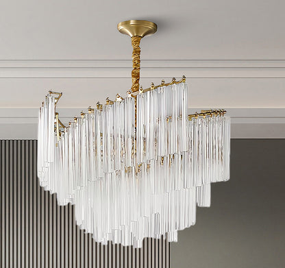 Brinicle Modern Brass Chandelier