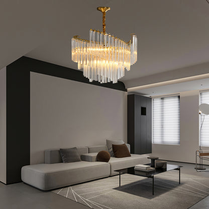 Brinicle Modern Brass Chandelier