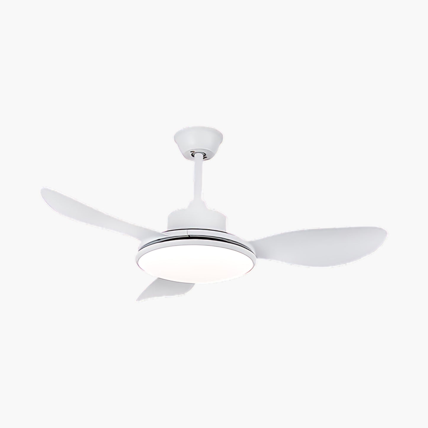 Brinley 4852 Eclectic Metal Ceiling Fan Light