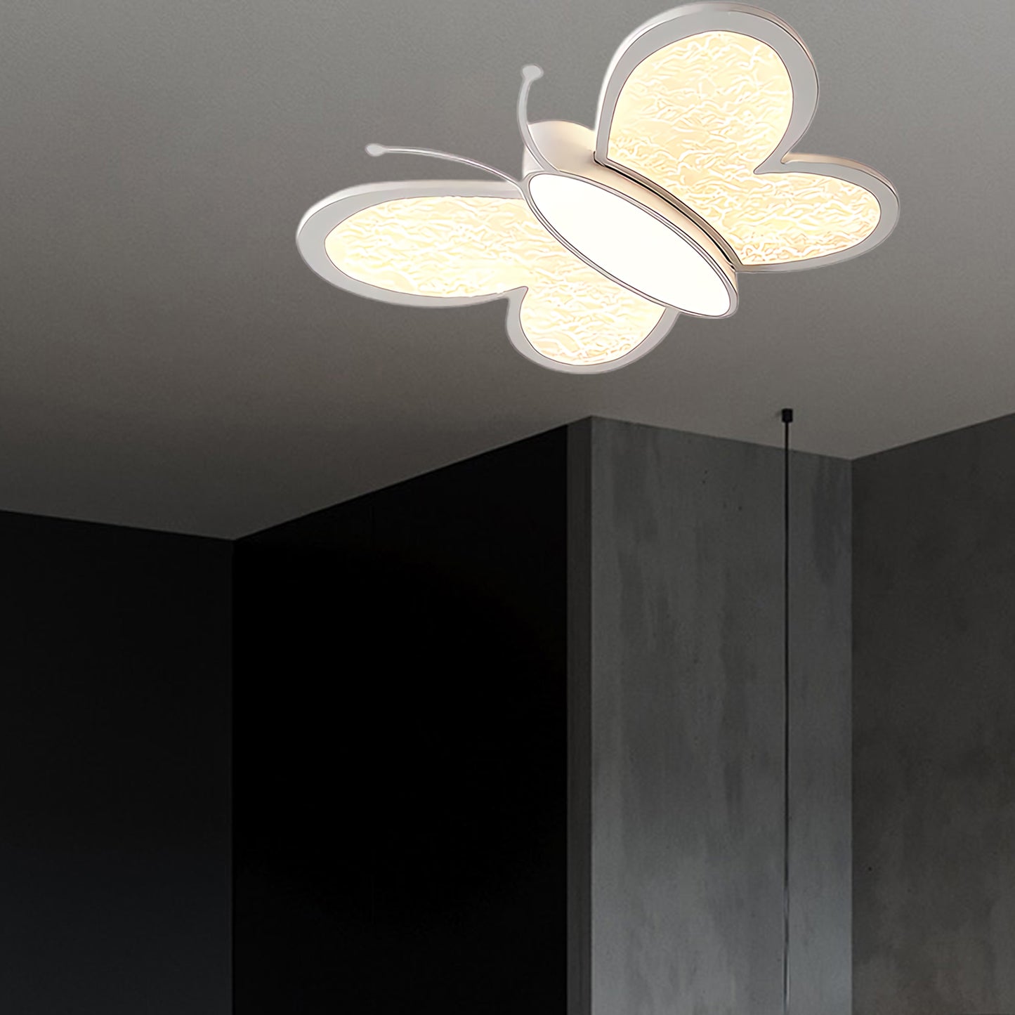 Butterfly Eclectic Metal Ceiling Lamp