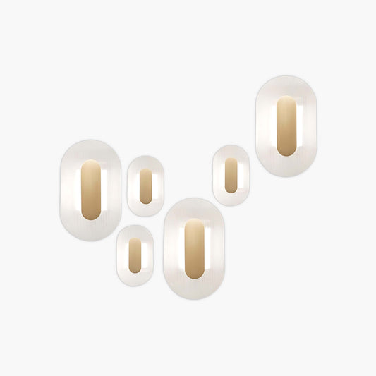 Button Modern Crystal Wall Lamp