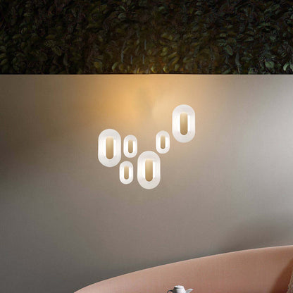 Button Modern Crystal Wall Lamp