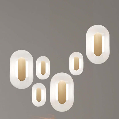 Button Modern Crystal Wall Lamp