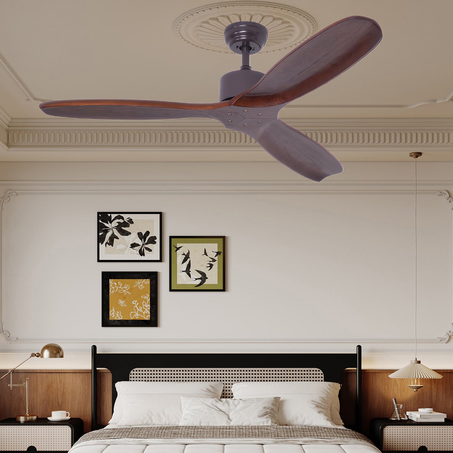 Caesar Kissel 52 Modern Metal Ceiling Fan