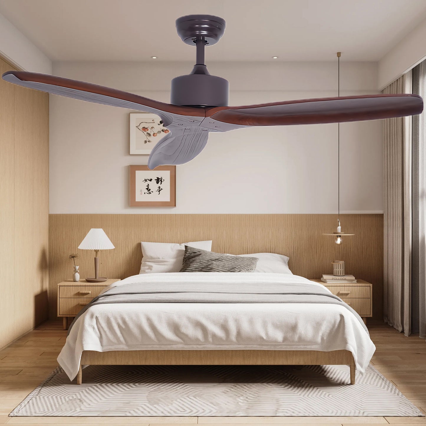 Caesar Kissel 52 Modern Metal Ceiling Fan