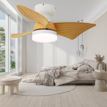 Calix 27 Modern Metal Ceiling Fan Light