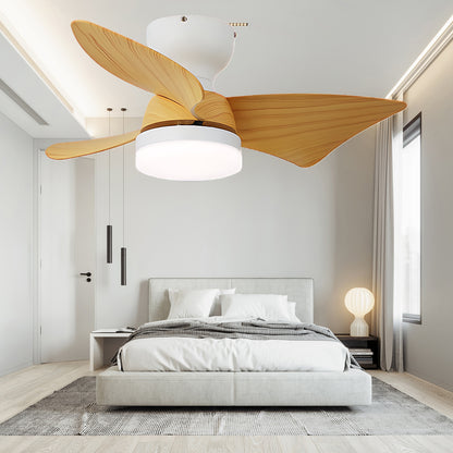 Calix 27 Modern Metal Ceiling Fan Light