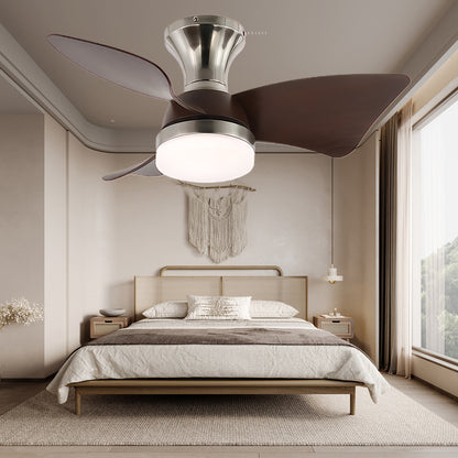 Calix 27 Modern Metal Ceiling Fan Light