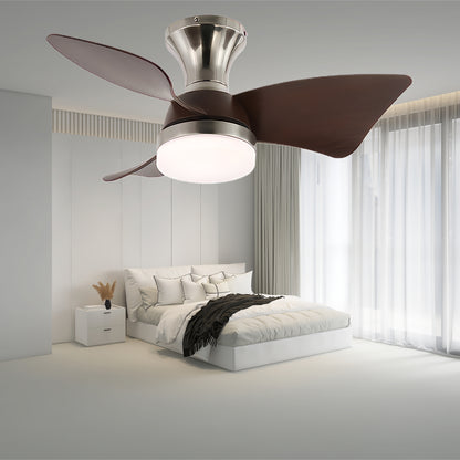 Calix 27 Modern Metal Ceiling Fan Light