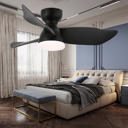 Calix 27 Modern Metal Ceiling Fan Light