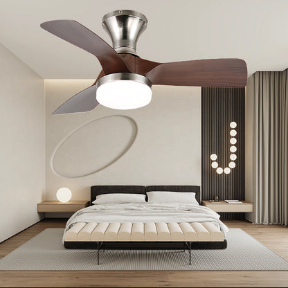 Calix 27 Modern Metal Ceiling Fan Light