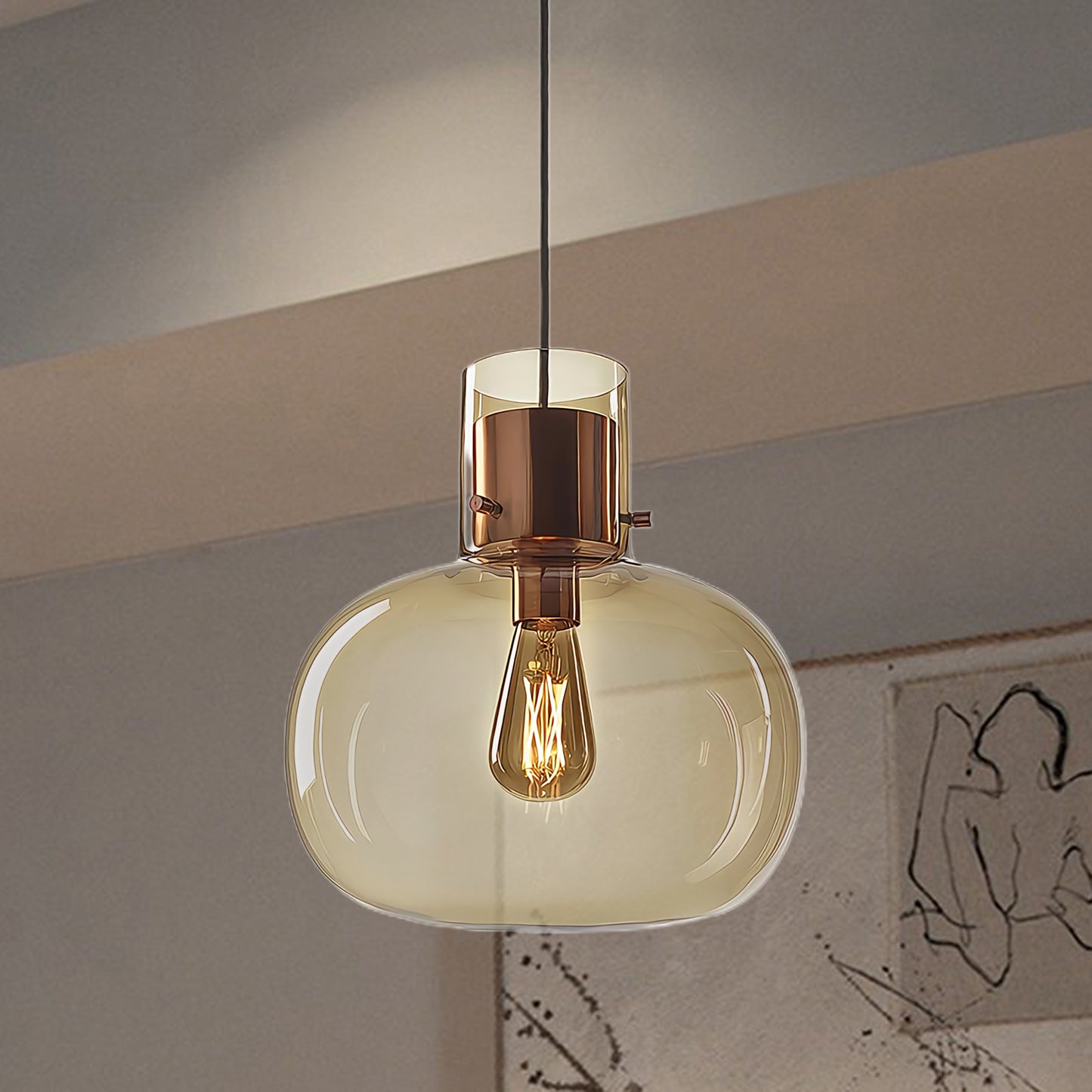 Cambre Modern Crystal Pendant Light