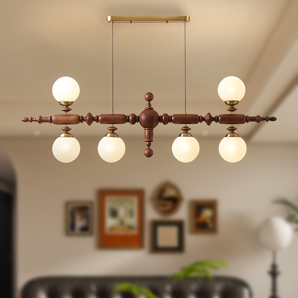 Cambridge Wooden Traditional Crystal Chandelier