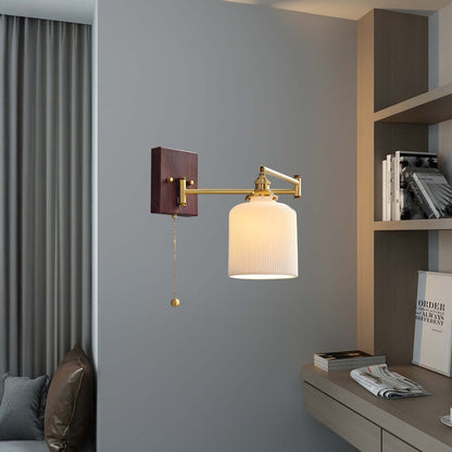 Ceramic Geometry Modern Metal Wall Lamp