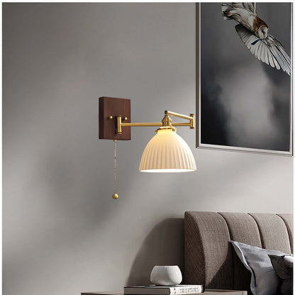 Ceramic Geometry Modern Metal Wall Lamp