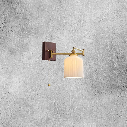 Ceramic Geometry Modern Metal Wall Lamp