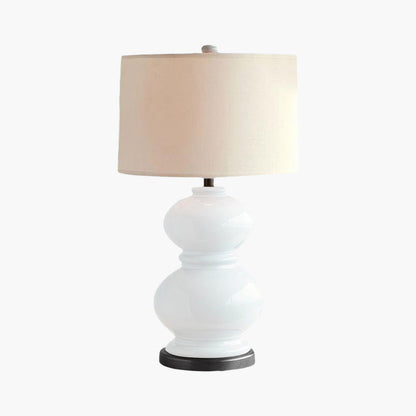 Ceramic Gourd Classic Metal Table Lamp