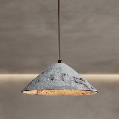 Ceramic Whisper Vintage Metal Pendant Lamp