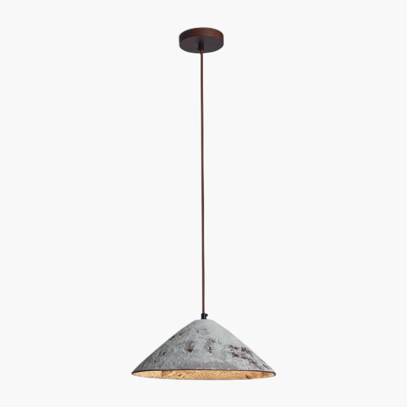 Ceramic Whisper Vintage Metal Pendant Lamp