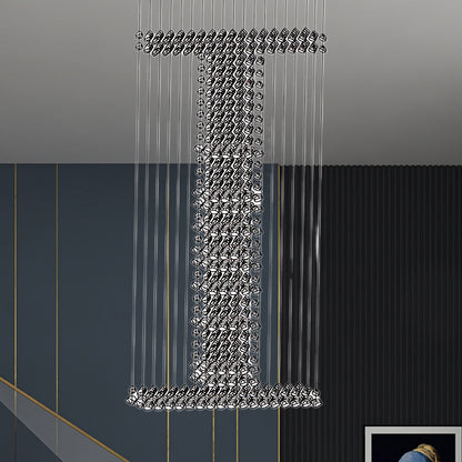 Charcoal Minimalist Metal Chandeliers I