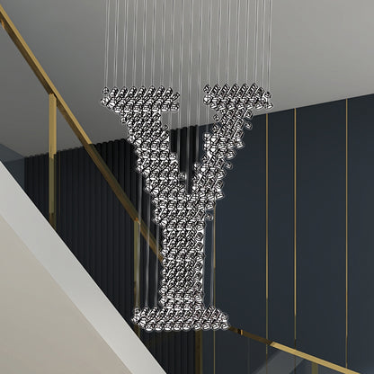 Charcoal Eclectic Metal Chandeliers Y