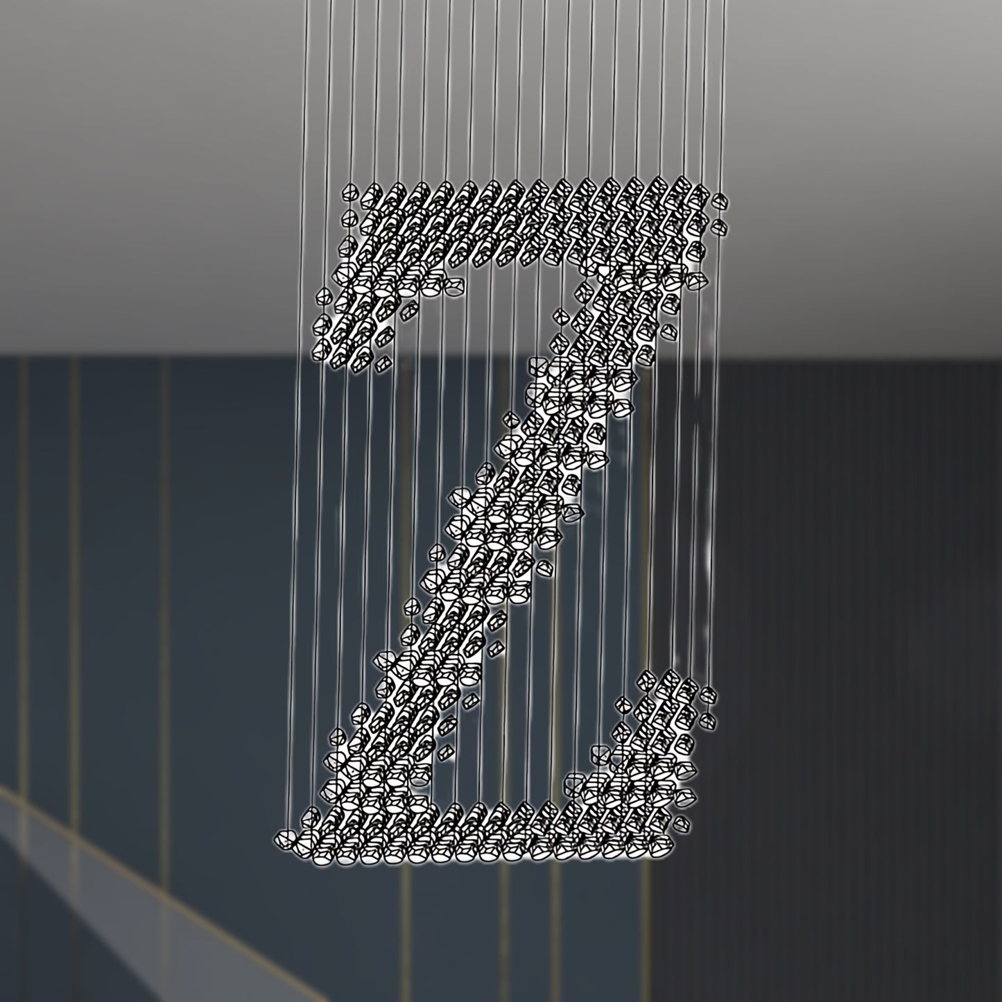 Charcoal Eclectic Metal Chandeliers Z