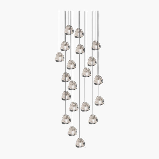 Cherry Crystal Modern Metal Pendant Lamp