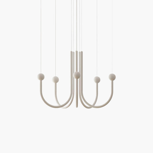 Chord Point Modern Metal Pendant Light