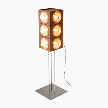 Cinematic Lightbox Camera Vintage Crystal Floor Lamp