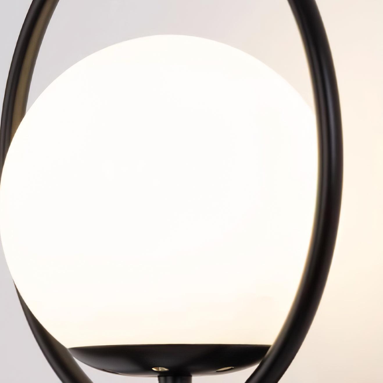 Circle Global Modern Crystal Wall Lamp