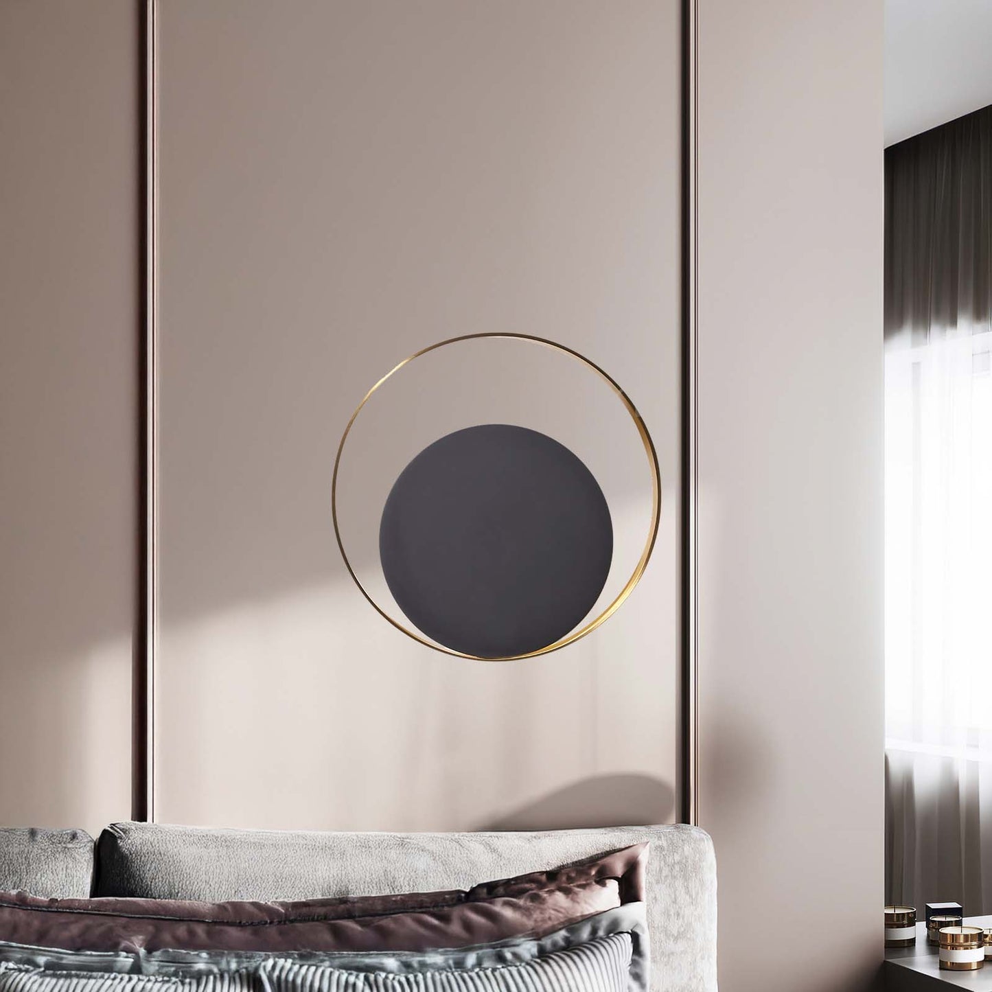 Circle Minimalist Metal Wall Lamp