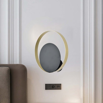 Circle Minimalist Metal Wall Lamp