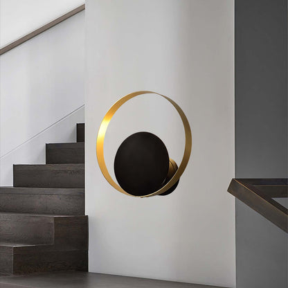 Circle Minimalist Metal Wall Lamp