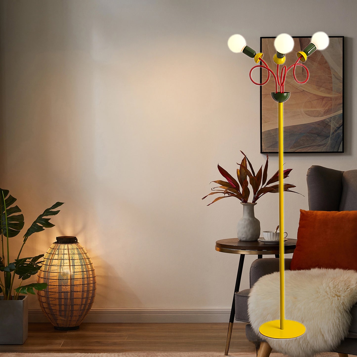 Circulo Play Modern Crystal Floor Lamp