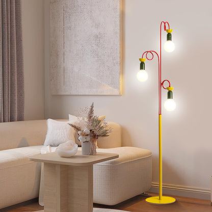 Circulo Play Modern Crystal Floor Lamp