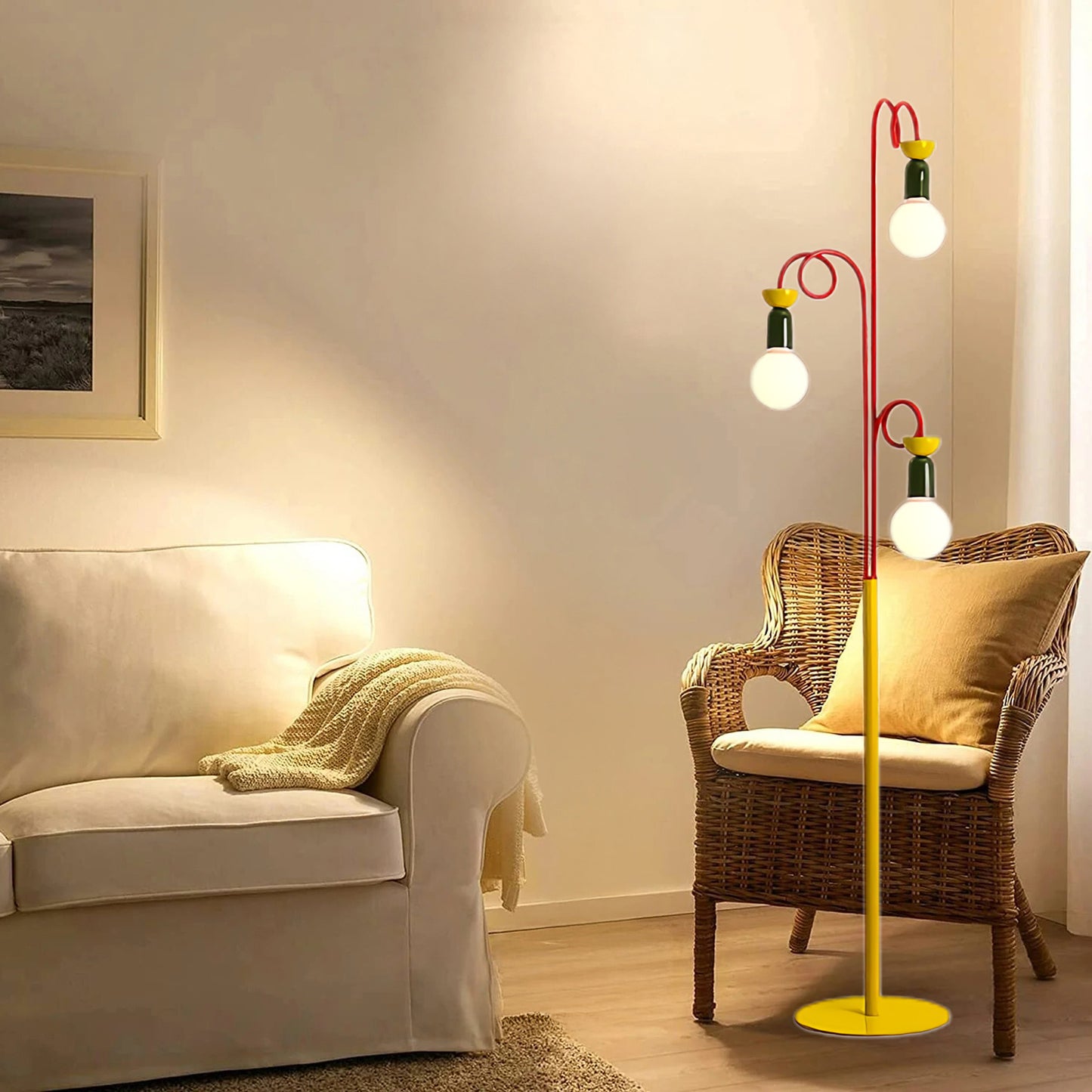 Circulo Play Modern Crystal Floor Lamp