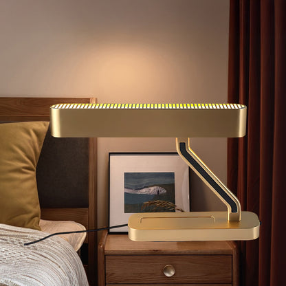 Colt Minimalist Brass Table Lamp