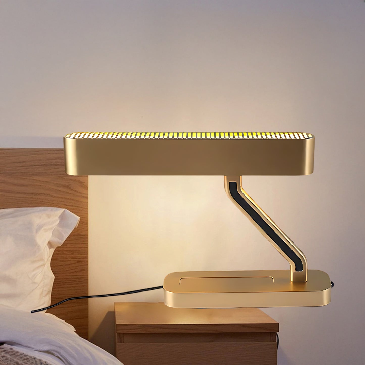 Colt Minimalist Brass Table Lamp