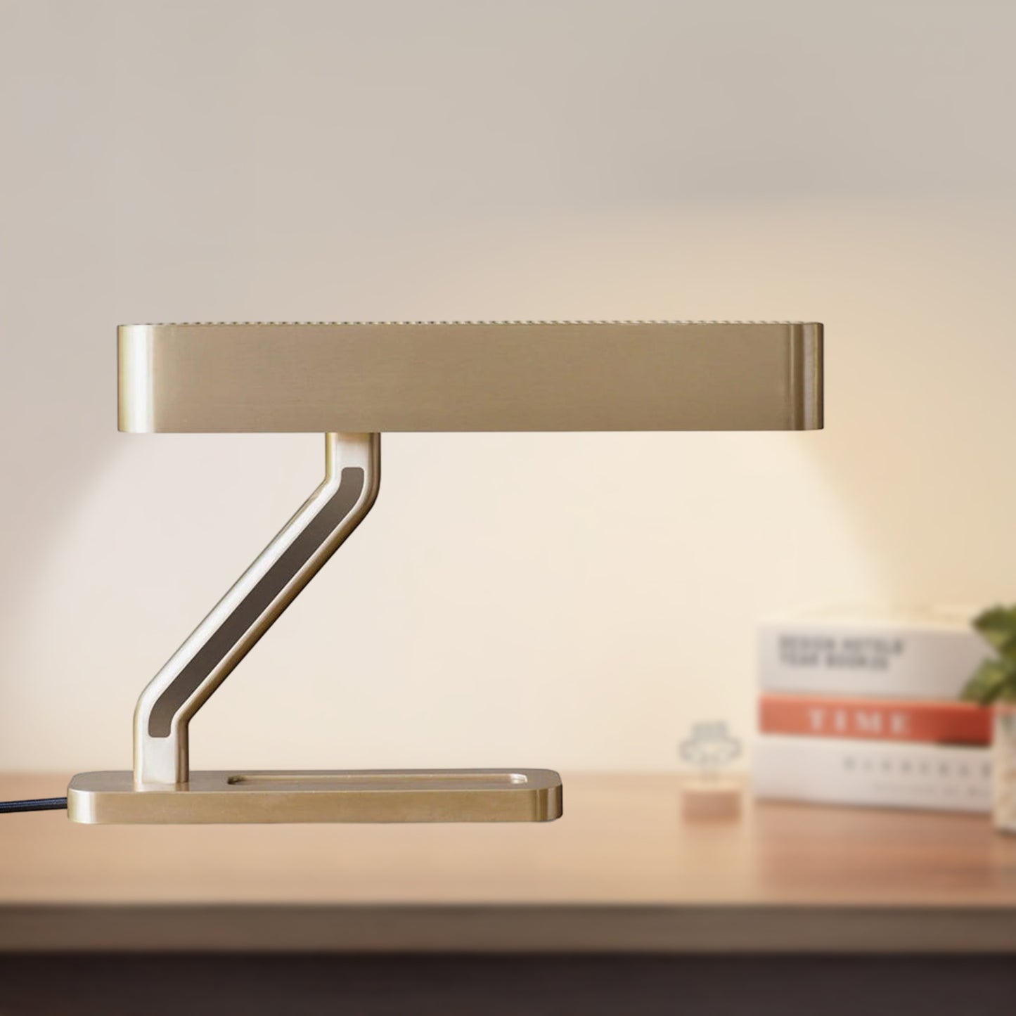 Colt Minimalist Brass Table Lamp