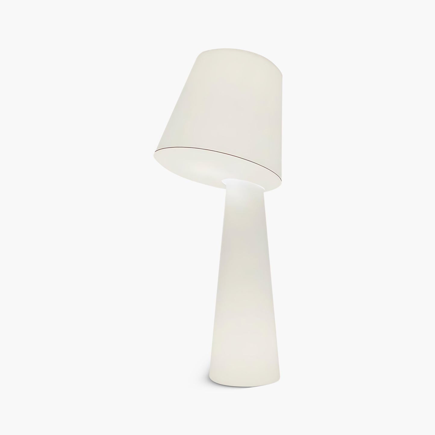 Column Fabric Contemporary Metal Floor Lamp