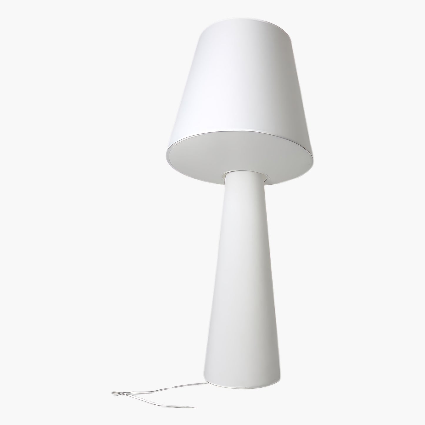 Column Fabric Contemporary Metal Floor Lamp