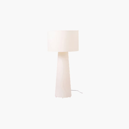 Column Fabric Contemporary Metal Floor Lamp