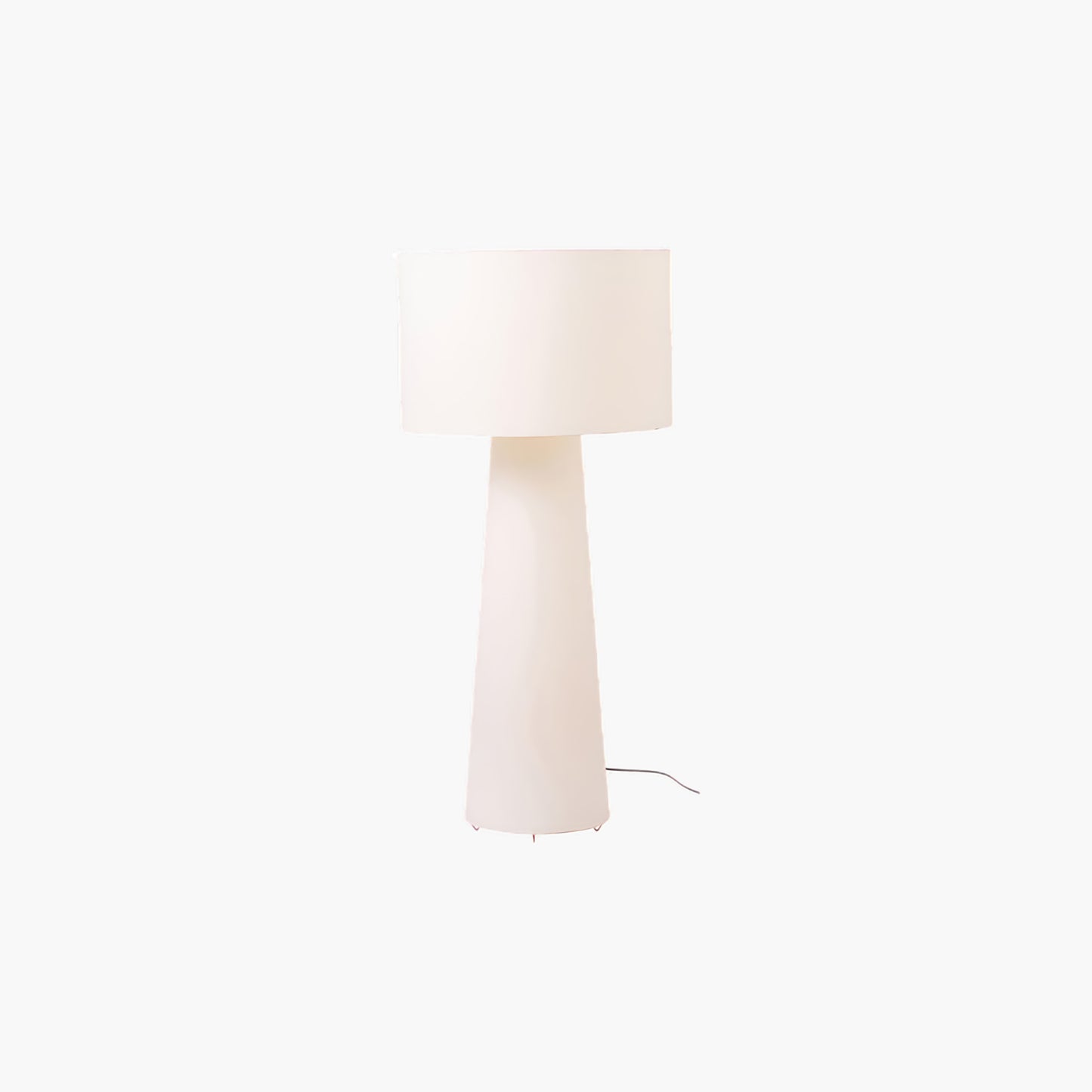 Column Fabric Contemporary Metal Floor Lamp