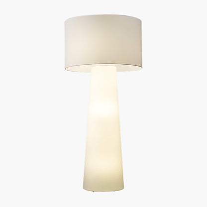 Column Fabric Contemporary Metal Floor Lamp