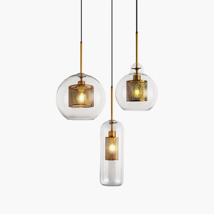 Combined Chiswick Modern Crystal Pendant Light