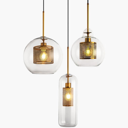 Combined Chiswick Modern Crystal Pendant Light