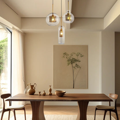 Combined Chiswick Modern Crystal Pendant Light