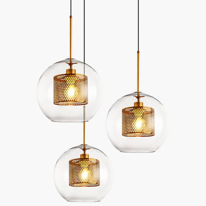 Combined Chiswick Modern Crystal Pendant Light