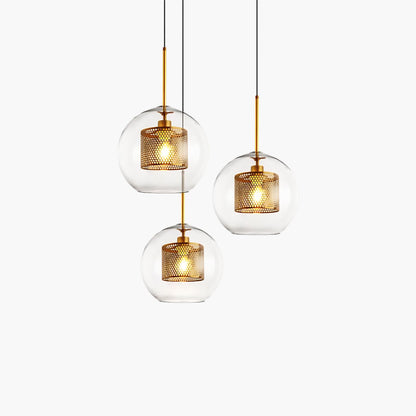 Combined Chiswick Modern Crystal Pendant Light