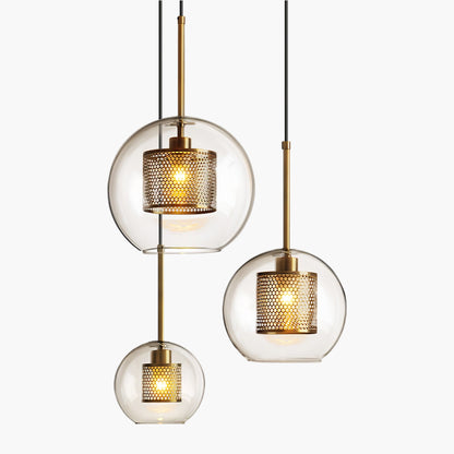 Combined Chiswick Modern Crystal Pendant Light